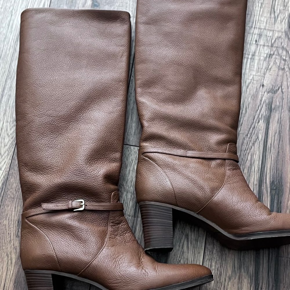 J.crew Knee High All Italian leather Boots